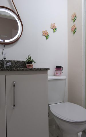 Apartamento à venda com 64m², 3 quartos e 1 vagaBanheiro da Suíte