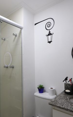 Apartamento à venda com 64m², 3 quartos e 1 vagaBanheiro Social