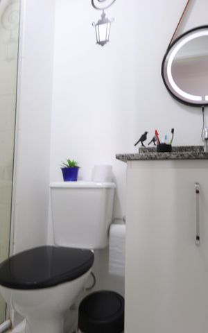 Apartamento à venda com 64m², 3 quartos e 1 vagaBanheiro Social