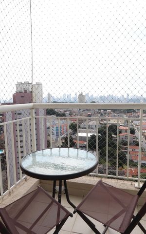 Apartamento à venda com 64m², 3 quartos e 1 vagaVaranda