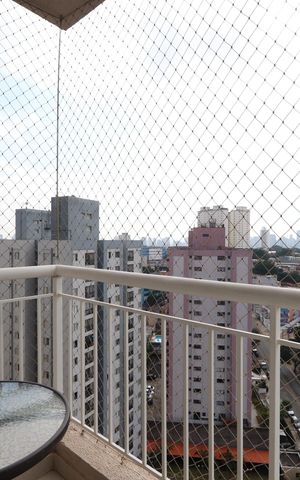 Apartamento à venda com 64m², 3 quartos e 1 vagaVaranda