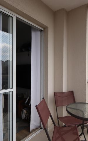 Apartamento à venda com 64m², 3 quartos e 1 vagaVaranda