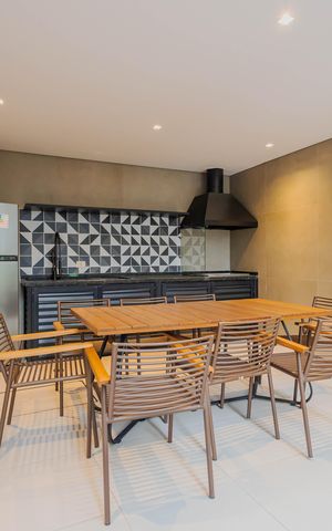 Studio para alugar com 24m², 1 quarto e sem vagaChurrasqueira