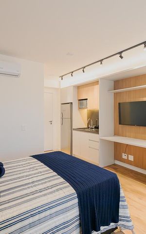 Studio para alugar com 24m², 1 quarto e sem vagaQuarto/Studio
