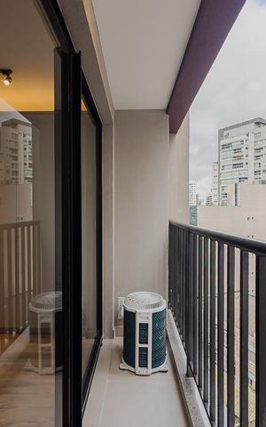 Studio para alugar com 24m², 1 quarto e sem vagaVaranda