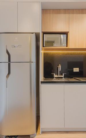 Studio para alugar com 24m², 1 quarto e sem vagaCozinha
