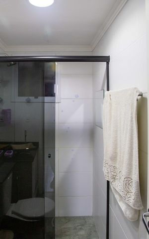 Apartamento à venda com 67m², 2 quartos e 1 vagaBanheiro Social