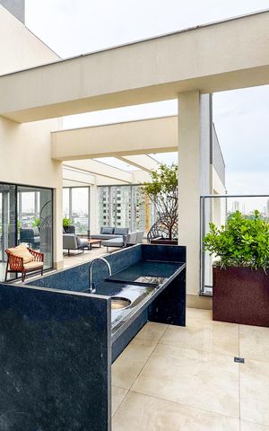 Studio à venda com 26m², 1 quarto e sem vagaÁrea comum - Piscina