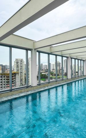Studio à venda com 26m², 1 quarto e sem vagaÁrea comum - Piscina