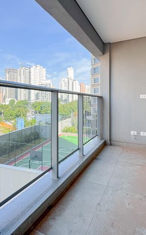 Studio à venda com 26m², 1 quarto e sem vagaVaranda