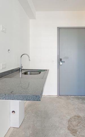 Studio à venda com 26m², 1 quarto e sem vagaCozinha