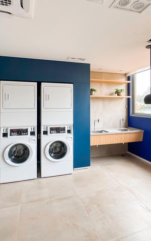 Studio à venda com 26m², 1 quarto e sem vagaÁrea comum - Lavanderia