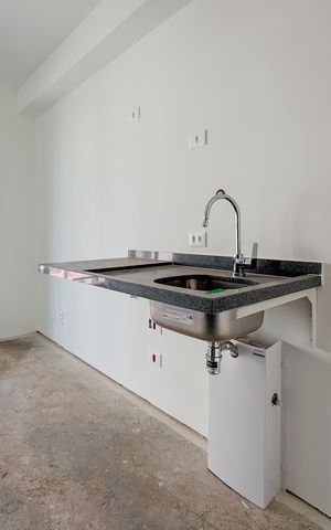Studio à venda com 26m², 1 quarto e sem vagaCozinha