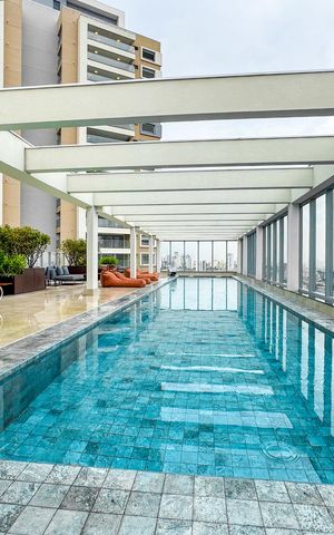 Studio à venda com 26m², 1 quarto e sem vagaÁrea comum - Piscina