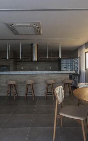 Apartamento para alugar com 29m², 1 quarto e 1 vagaÁrea comum - Salão de festas