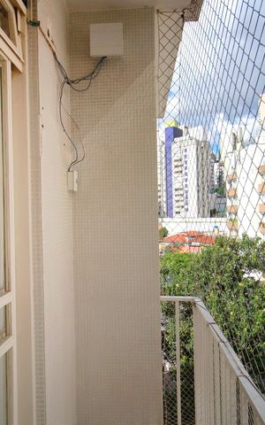 Apartamento à venda com 120m², 3 quartos e 2 vagasVaranda do Quarto 1