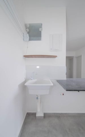 Apartamento à venda com 48m², 2 quartos e sem vagaCozinha e Área de Serviço