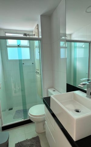 Apartamento à venda com 77m², 2 quartos e sem vaga Apartamento à venda com 77m², 2 quartos e sem vagaBanheiro Suíte
