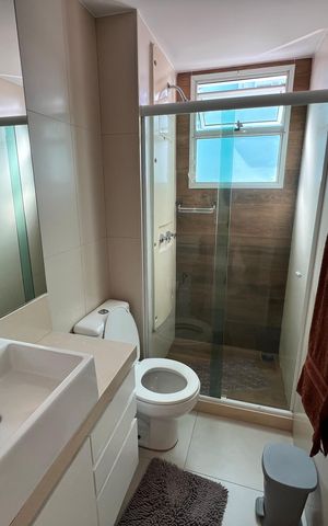 Apartamento à venda com 77m², 2 quartos e sem vaga Apartamento à venda com 77m², 2 quartos e sem vagaBanheiro Social