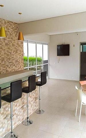 Apartamento à venda com 43m², 2 quartos e 1 vagaÁrea comum - Salão de festas