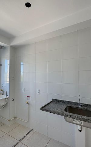 Apartamento para alugar com 44m², 2 quartos e 1 vagaCozinha e Área de Serviço