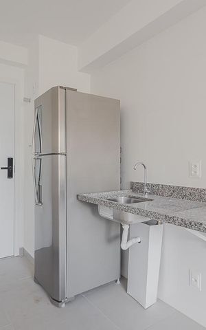 Studio à venda com 25m², 1 quarto e sem vagaCozinha