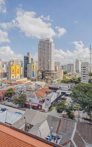 Studio à venda com 25m², 1 quarto e sem vagaVista - Varanda - Studio