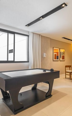 Studio à venda com 25m², 1 quarto e sem vagaÁrea comum - Salão de jogos