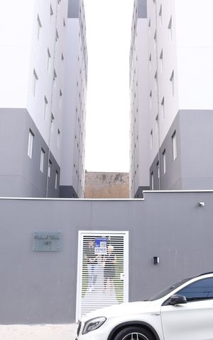 Apartamento à venda com 35m², 2 quartos e sem vagaFachada e Placa