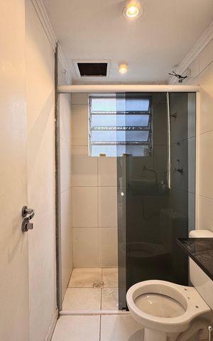 Apartamento para alugar com 50m², 2 quartos e 1 vaga Apartamento para alugar com 50m², 2 quartos e 1 vagaBanheiro