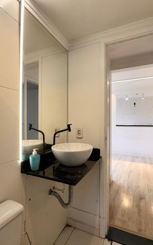Apartamento para alugar com 50m², 2 quartos e 1 vaga Apartamento para alugar com 50m², 2 quartos e 1 vagaBanheiro
