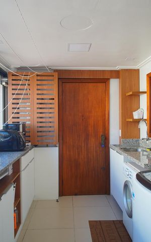 Apartamento à venda com 186m², 3 quartos e 2 vagasÁrea de Serviço