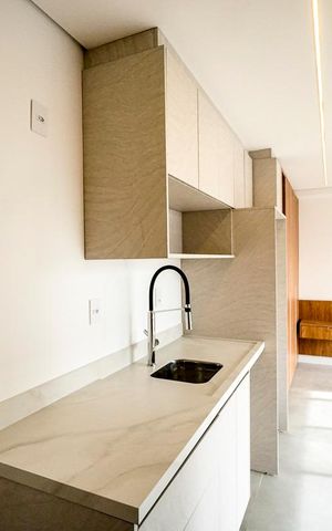 Studio à venda com 33m², 1 quarto e sem vaga Studio à venda com 33m², 1 quarto e sem vagaCozinha