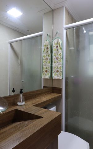 Apartamento para alugar com 65m², 3 quartos e 1 vagaBanheiro Social