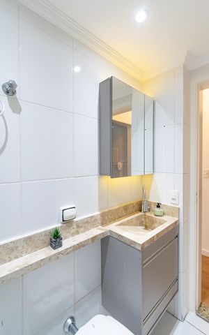 Apartamento para alugar com 56m², 2 quartos e 1 vaga Apartamento para alugar com 56m², 2 quartos e 1 vagaBanheiro