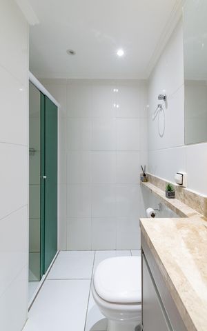 Apartamento para alugar com 56m², 2 quartos e 1 vaga Apartamento para alugar com 56m², 2 quartos e 1 vagaBanheiro