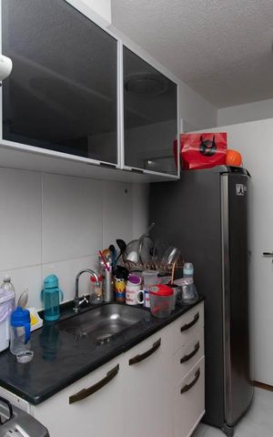 Apartamento à venda com 34m², 2 quartos e sem vaga Apartamento à venda com 34m², 2 quartos e sem vagaCozinha e Área de Serviço