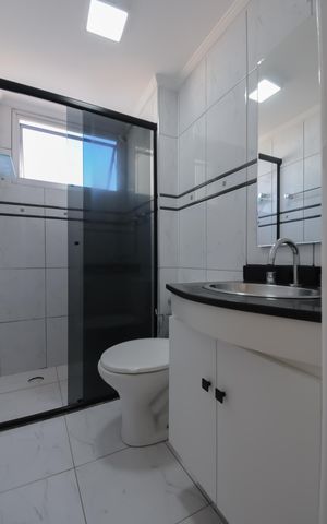 Apartamento para alugar com 50m², 2 quartos e 1 vaga Apartamento para alugar com 50m², 2 quartos e 1 vagaBanheiro Social