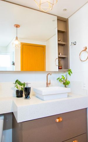 Apartamento para alugar com 37m², 1 quarto e 1 vaga Apartamento para alugar com 37m², 1 quarto e 1 vagaBanheiro