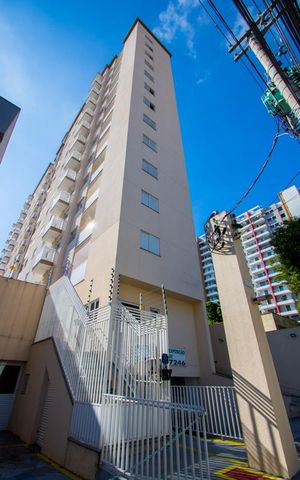 Apartamento para alugar com 37m², 1 quarto e 1 vaga Apartamento para alugar com 37m², 1 quarto e 1 vagaFachada