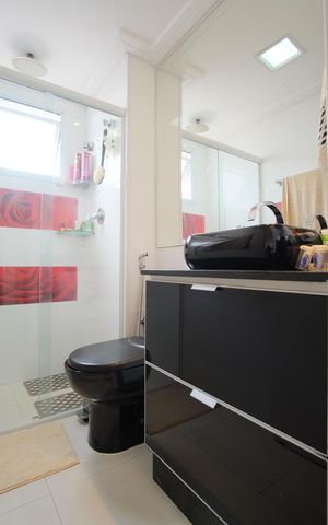 Apartamento para alugar com 80m², 3 quartos e 1 vagaBanheiro da Suíte
