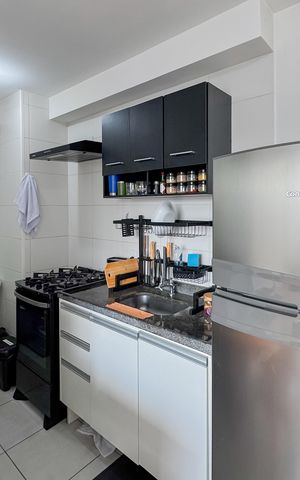 Apartamento à venda com 34m², 1 quarto e 1 vagaCozinha