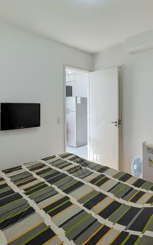 Apartamento à venda com 34m², 1 quarto e 1 vagaQuarto 1