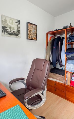 Apartamento à venda com 34m², 1 quarto e 1 vagaQuarto 2