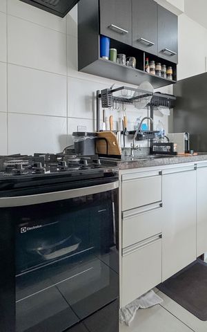 Apartamento à venda com 34m², 1 quarto e 1 vagaCozinha
