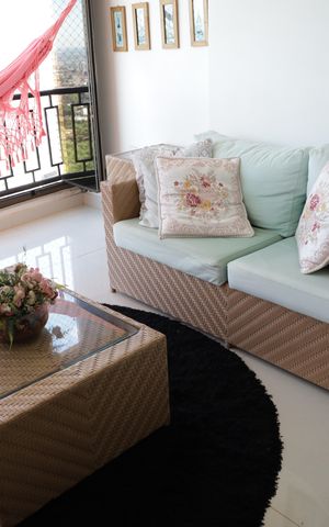 Apartamento para alugar com 116m², 2 quartos e 2 vagasSala