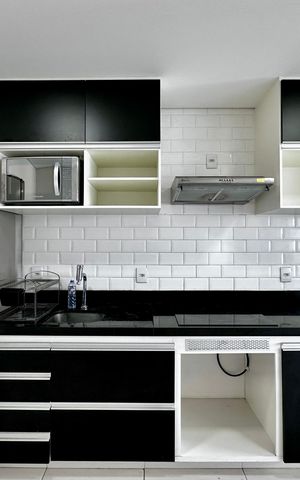 Apartamento à venda com 34m², 1 quarto e 1 vaga Apartamento à venda com 34m², 1 quarto e 1 vagaCozinha