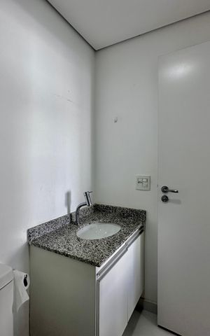 Apartamento à venda com 34m², 1 quarto e 1 vaga Apartamento à venda com 34m², 1 quarto e 1 vagaBanheiro