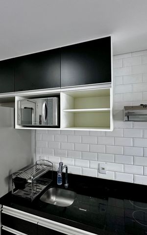 Apartamento à venda com 34m², 1 quarto e 1 vaga Apartamento à venda com 34m², 1 quarto e 1 vagaCozinha