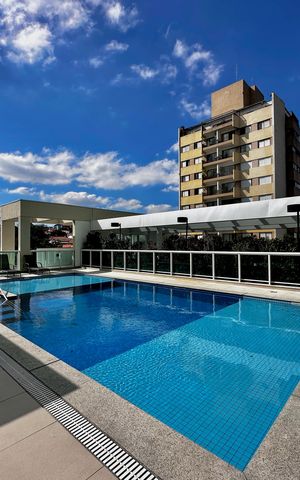 Apartamento à venda com 34m², 1 quarto e 1 vaga Apartamento à venda com 34m², 1 quarto e 1 vagaPiscina